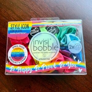 Limited Edition: Celebrate PRIDE 🌈 Pink & Rainbow Spiral Hair Ties